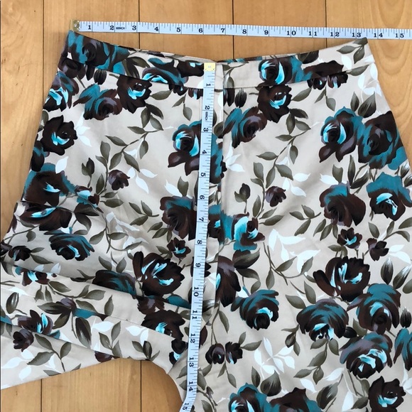 Elliott Lauren Cotton Floral Pants - Small Size 10 - Picture 8 of 8